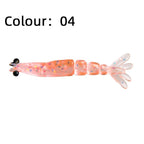 Soft Lure Mimicking Shrimp for Fishing (4cm, 6cm) - Glow Silicone