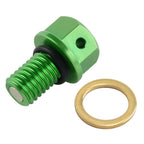 Magnetic Oil Drain Plug M10X1.5 for Kawasaki KX65 KX85 KX100 KX125 KX250 KX500 KX250F KX450F