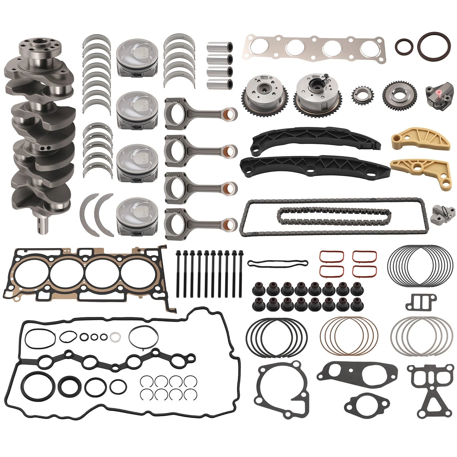 G4KJ Engine Rebuild Kit - Crankshaft For Hyundai Sonata Kia Sportage Optima 2.4L