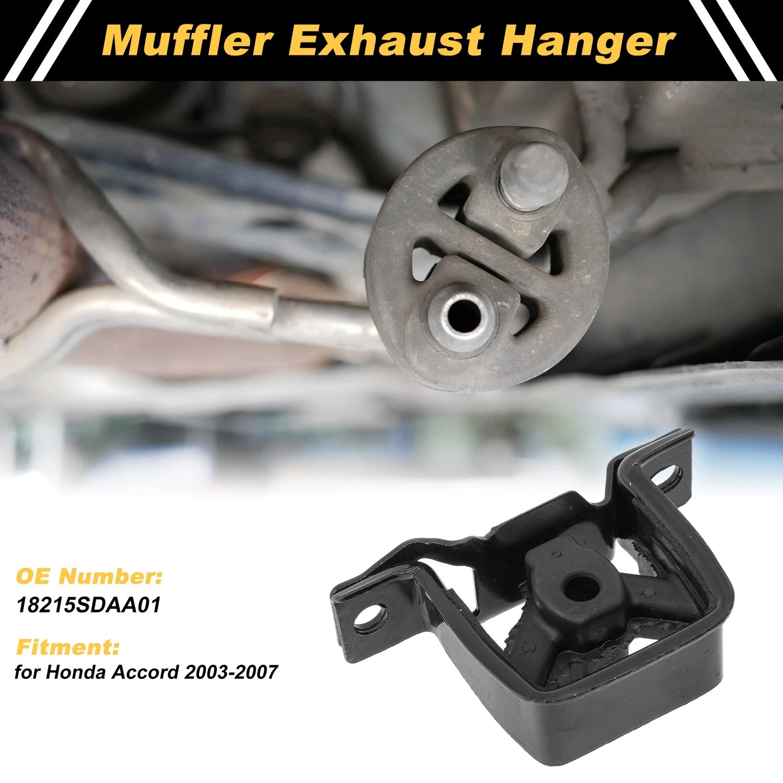 Muffler Exhaust Hanger for Honda Accord (2003–2007) 18215SDAA01 Rubber
