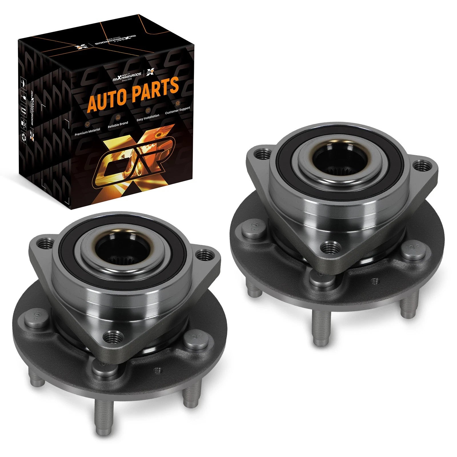 Pair Front Wheel Bearing Hub for Chevrolet Cruze (2016)