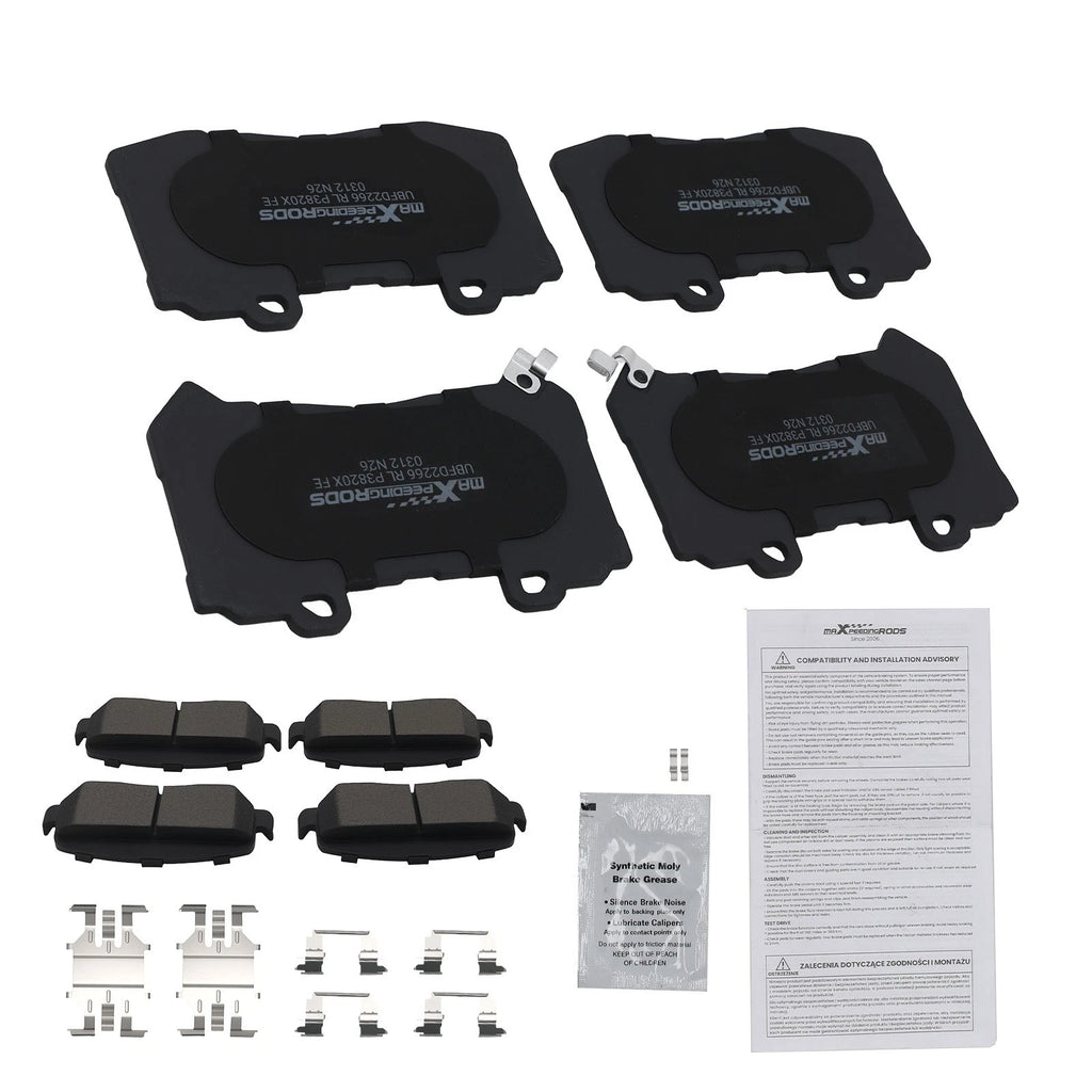 Ceramic Brake Pads Kit for Chevrolet Colorado GMC Canyon (2015–2020)