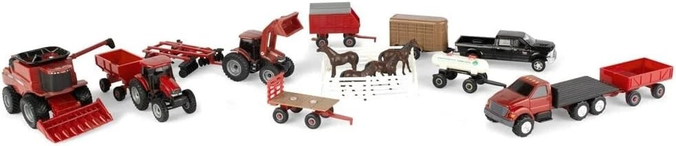 1/64 Case IH Tractor Value Set (20 Pieces) by ERTL ZFN44091
