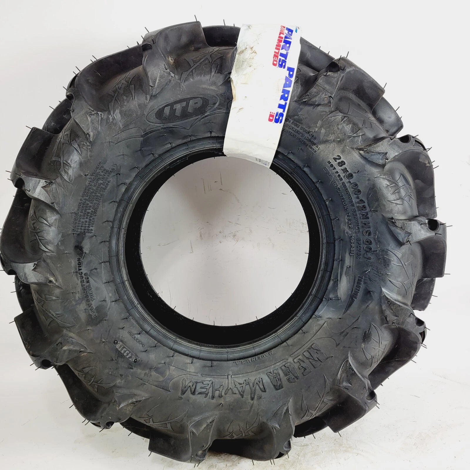 ITP Tire Mega Mayhem 28x9-12 for ATV UTV (Off-Road) LR-465lbs 6P0756