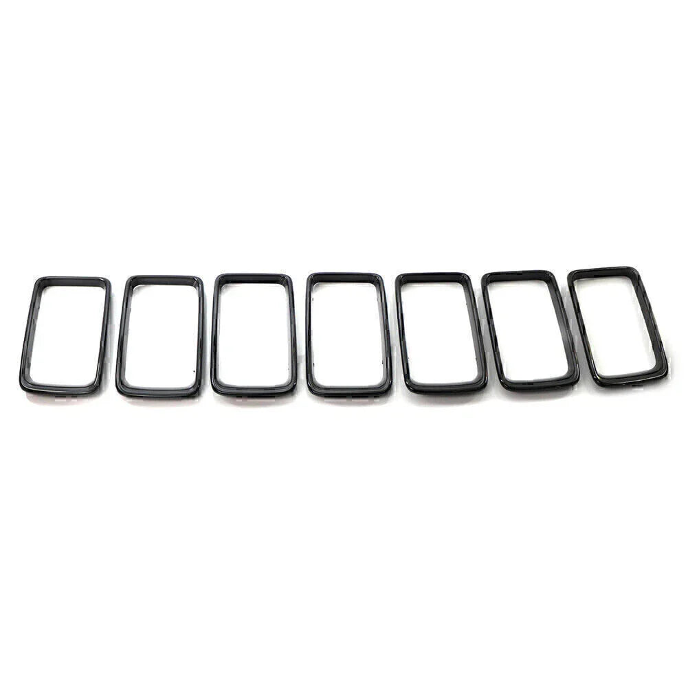 7x ABS Front Grille Trim Cover for Jeep Grand Cherokee (2014-2016)