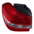 Halogen Tail Light for Toyota Highlander (2004–2007) Driver Side Red/Clear Lens