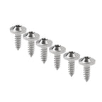 Set of 6 Titanium M5x15mm Torx Head Self Tapping Screws for Automotive