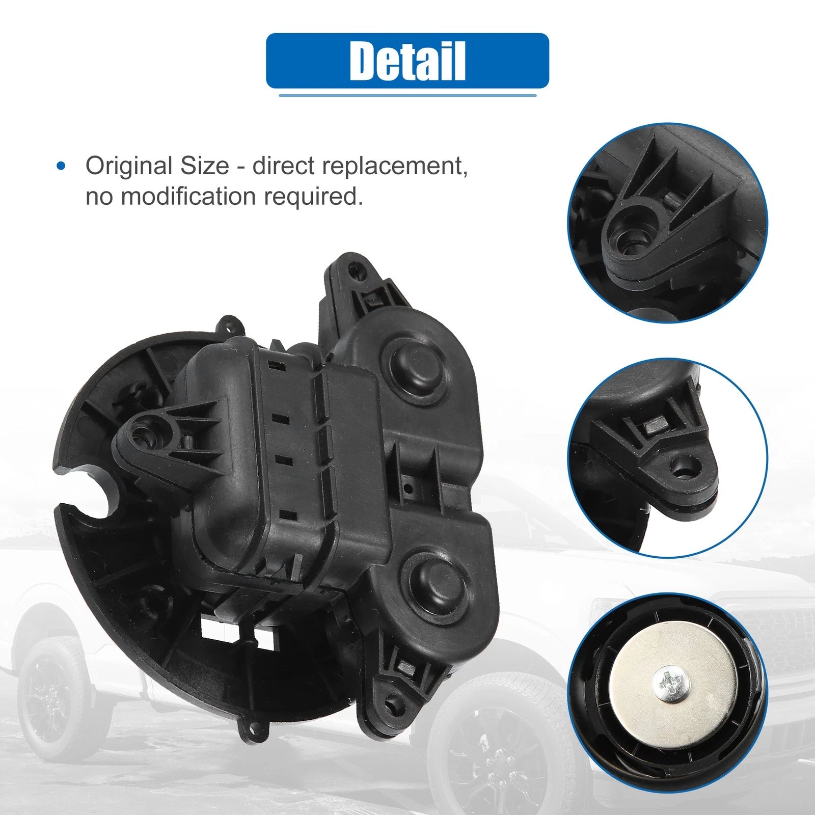 Door Outside Mirror Drive Motor 924-400 for Ford F150 (2006–2019) Black
