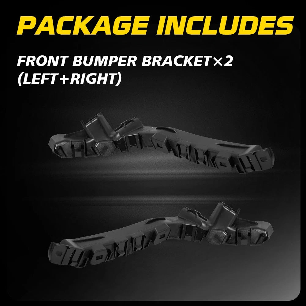 Set of 2 Rear Bumper Bracket Retainers for Chevrolet Equinox (2015–2017)