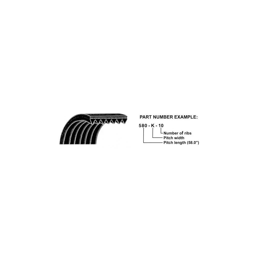 A-570K5-AI Micro-Rib V-Belt for