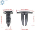 Set of 200 Plastic Rivets for Auto Car Door Fender (Universal Fit)
