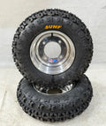 Set of 2 DWT Blue Label Polished Rims Wheels for Honda TRX 250R 400EX 450R