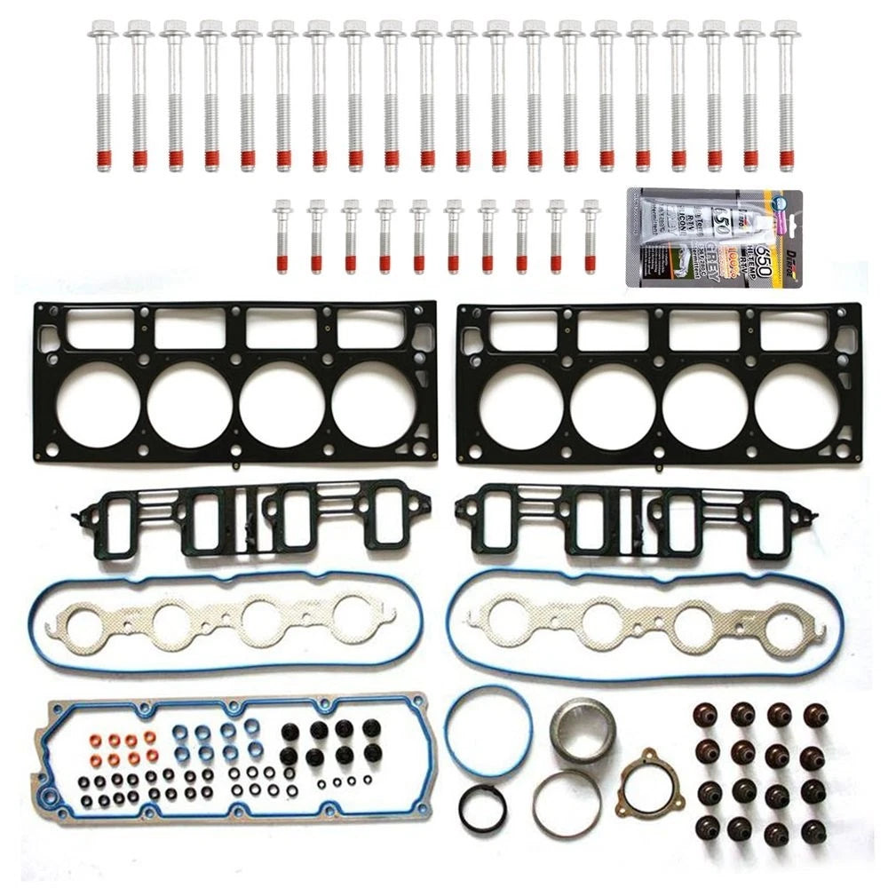 Head Gasket Set w/ Bolts for GMC Sierra 2500/3500 HD (2007–2011) 6.0L VIN"K"