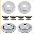 Set of 4 Brake Rotors and Pads for Dodge Ram 1500 (2006–2017)