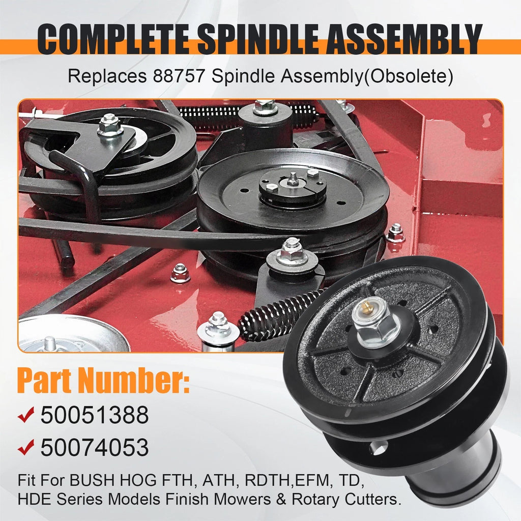 Complete Spindle Assembly for Bush Hog RDTH FTH ATH EFM TD Mowers