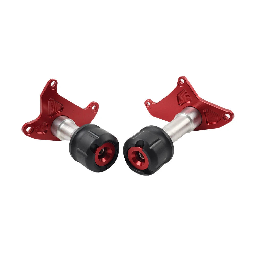 2X Red Frame Sliders Protector for Honda Grom MSX125 (2013–2020)
