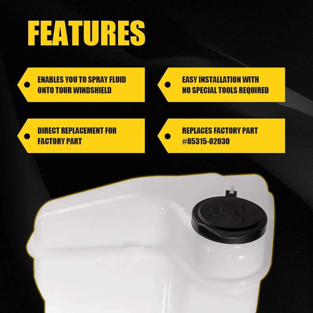 Windshield Washer Fluid Reservoir Tank with Pump for Toyota Corolla (1998-2002)