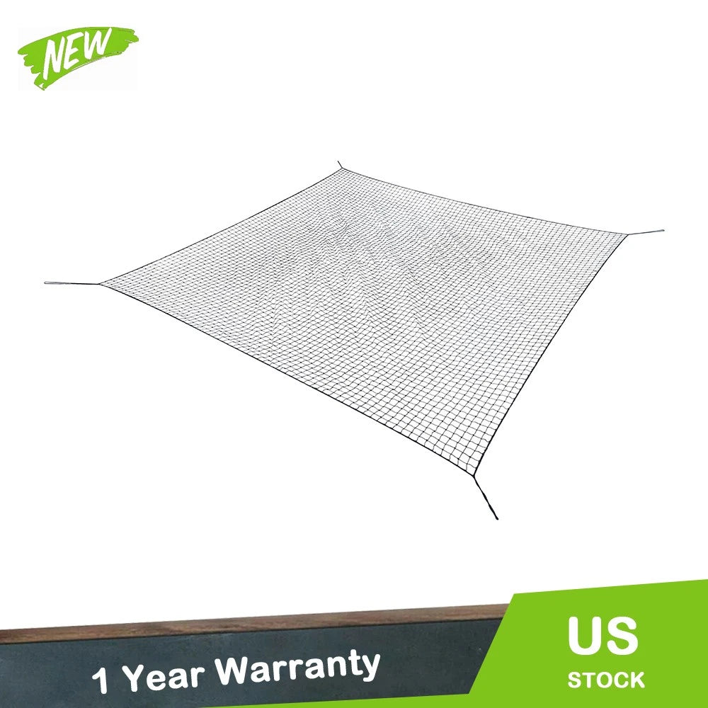 10x50FT Sports Netting Barrier for Baseball Softball Backstop