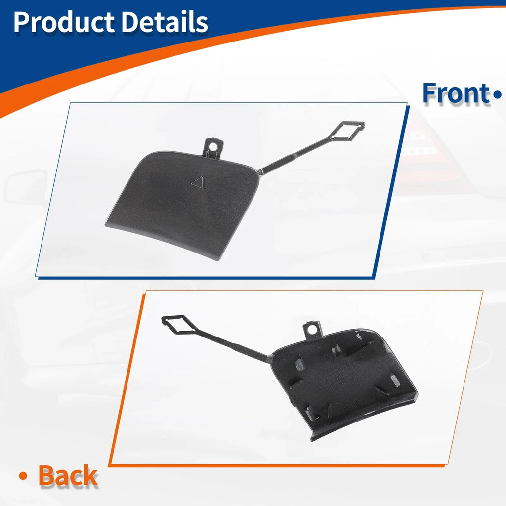 Front Car Bumper Tow Hook Cover for Mercedes-Benz A Class (2013-2023) Gray