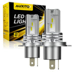2X H4 9003 LED Headlight Bulb Kit for AUXITO (80000LM, High Low Beam)