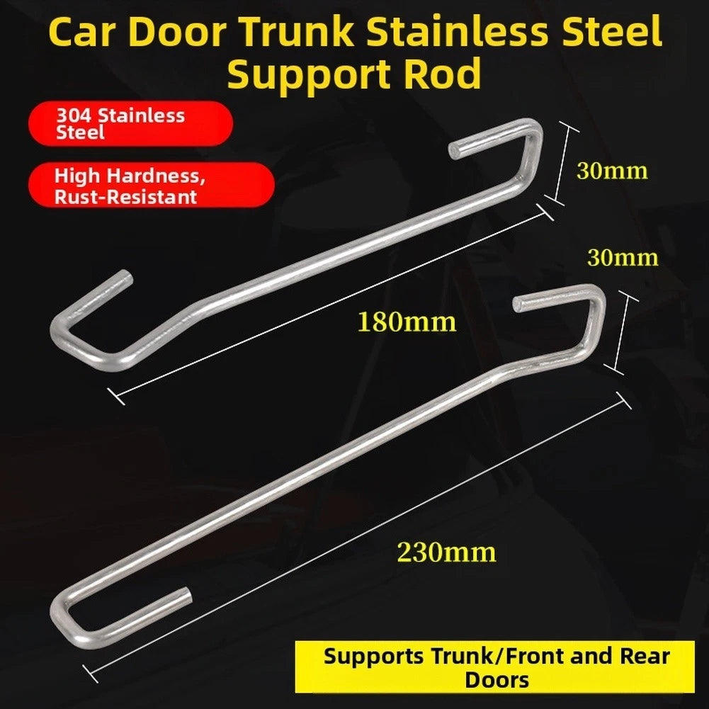Stainless Steel Car Door Support Rod Hook for Trunk (30mm Diameter)