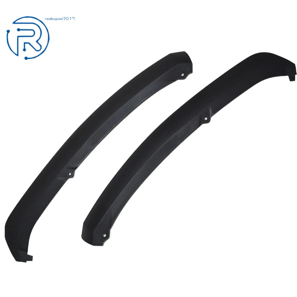 Front Bumper Lower Trim Panel Set for Ford Focus (2012-2014) Black Plastic