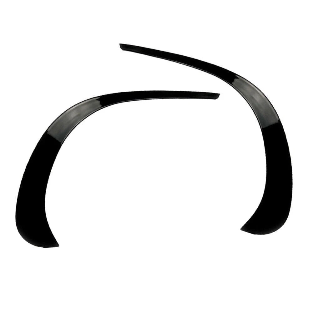 Gloss Black Front Bumper Spoiler Air Vent Outlet Trim for Benz GLC X253 (2021)
