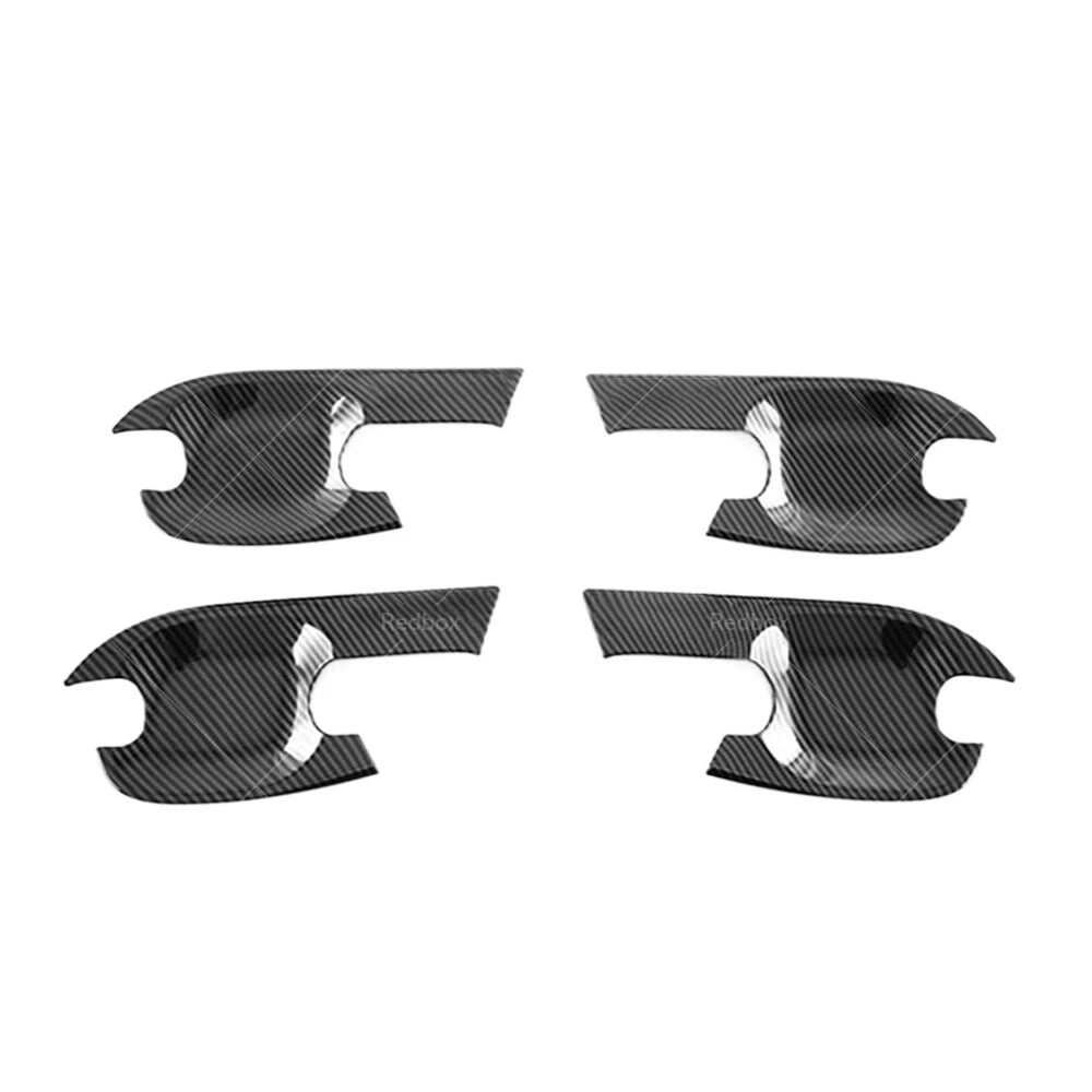 Carbon Fiber Door Handle Bowl Cover Trim for Isuzu D-Max (2021–2022)
