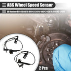 Set of 2 ABS Wheel Speed Sensors for Toyota Corolla (No. 8954312070)