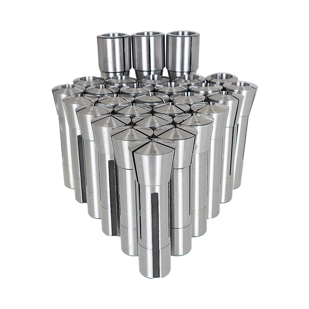 29 Pc Collet Set for Bridgeport (Fractional 1/32" - 1")
