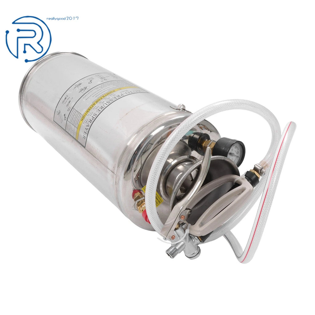 2 Gallon Stainless Steel Sprayer for Adjustable Nozzle (Hand Pump)