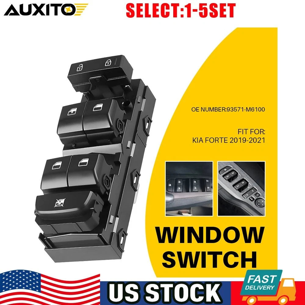 Power Window Main Switch for Kia Forte (2019–2021) 93571-M6100