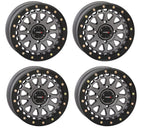 Set of 4 Beadlock Wheels 15x7 for Polaris RZR XP Turbo 1000 900 (2014–2023)