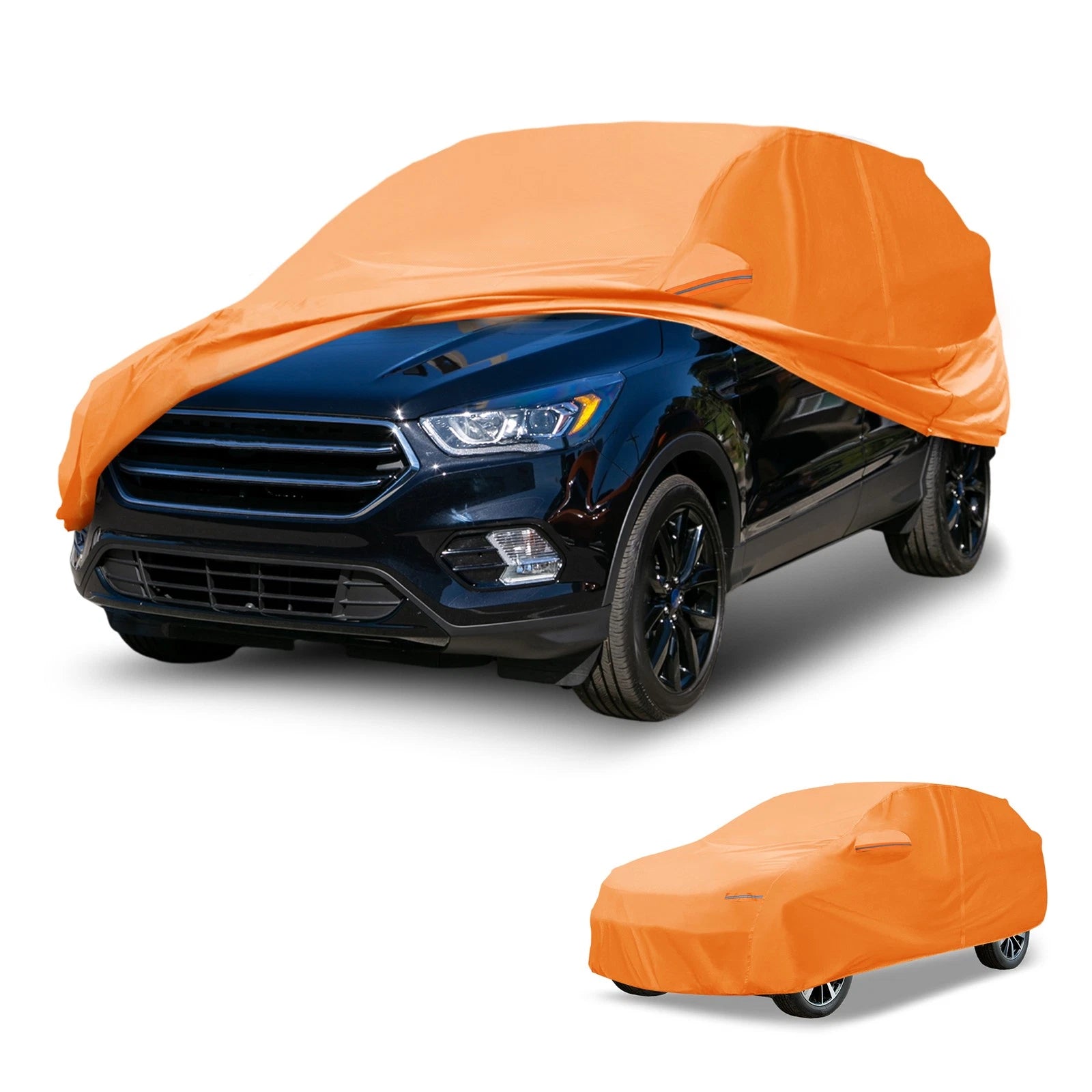 Waterproof Car Cover for Ford Escape (2013–2023) - Orange Cotton, Zipper