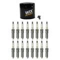 Wix Engine Oil Filter & NGK 16 V-Power Spark Plugs for Grand Cherokee (1993–1998)