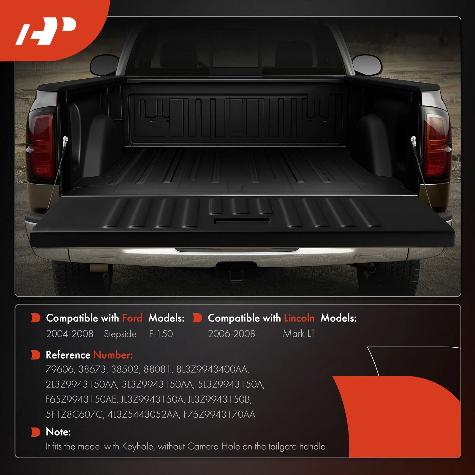 Tailgate Hardware Rebuild Kit for Ford F-150