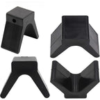 Non-Marking V-Style Rubber Bow Stop for Boat Trailers (Universal Fit)
