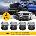 Set of 4 Chrome Dashboard Louvers for Ford F150 (2009–2014)