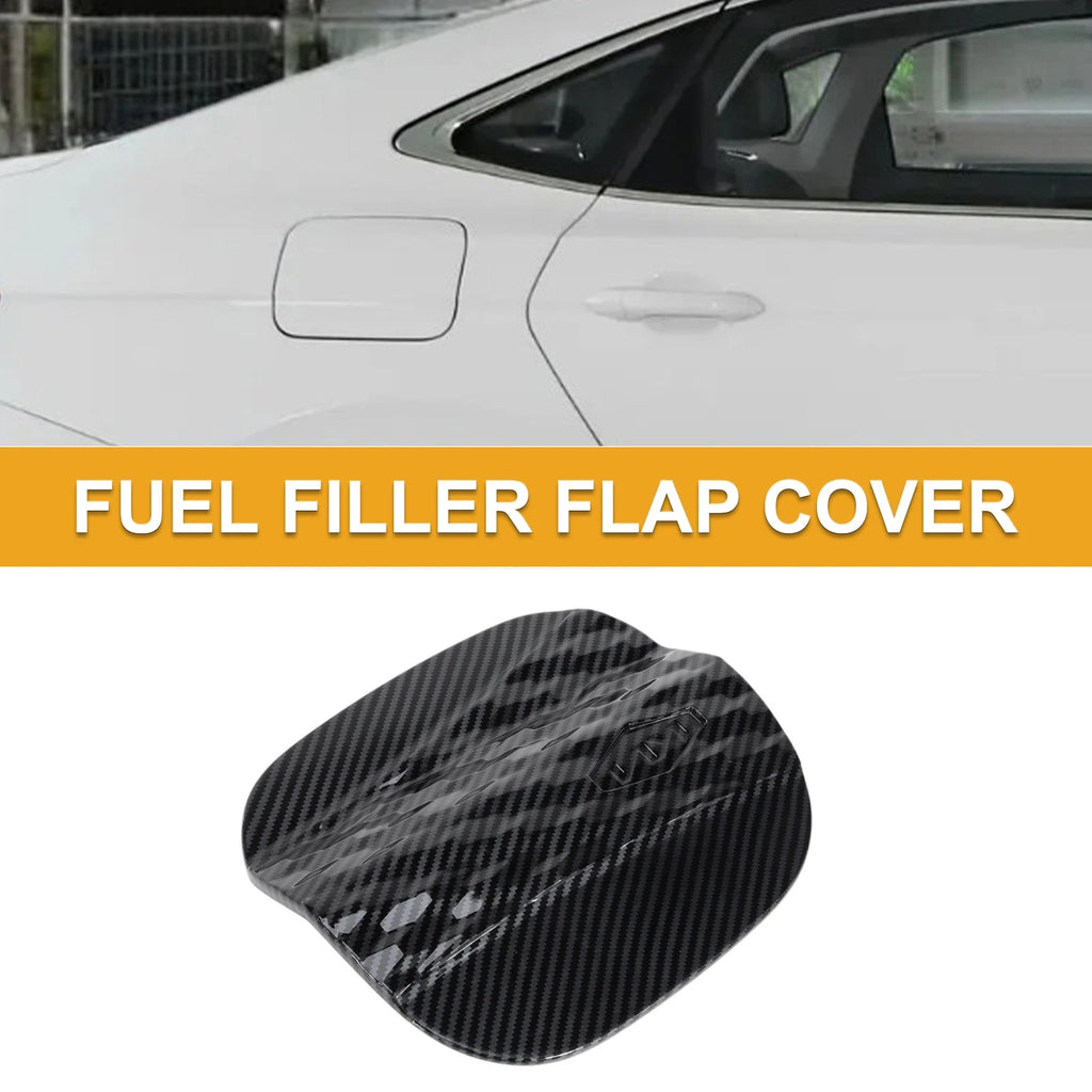 Fuel Tank Door Cap for Hyundai Sonata (2024–2025) Carbon Fiber Black