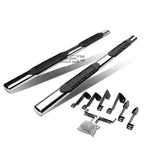 4" Oval Chrome Side Step Nerf Bars for GMC Sierra Crew Cab (1999–2014)