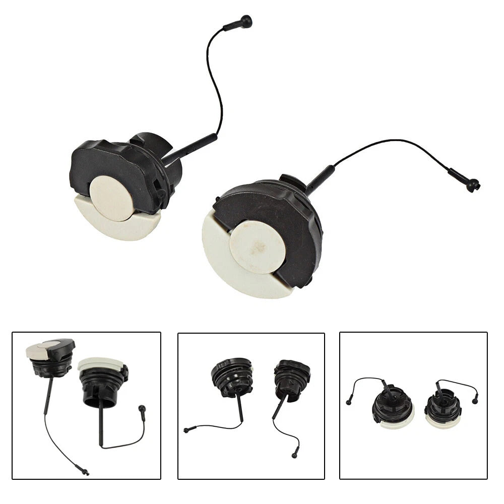 Set of 2 Fuel Cap & Oil Cap for Stihl MS200T MS200 MS210 MS230 MS250 MS260C MS360