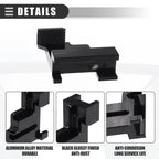 Sunroof Track Repair Kit for Ford Edge (2007–2014) - Aluminum Alloy Black
