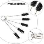 Set of 4 Tube Wire Brush Tools for Cylinder Cleaning and Polishing