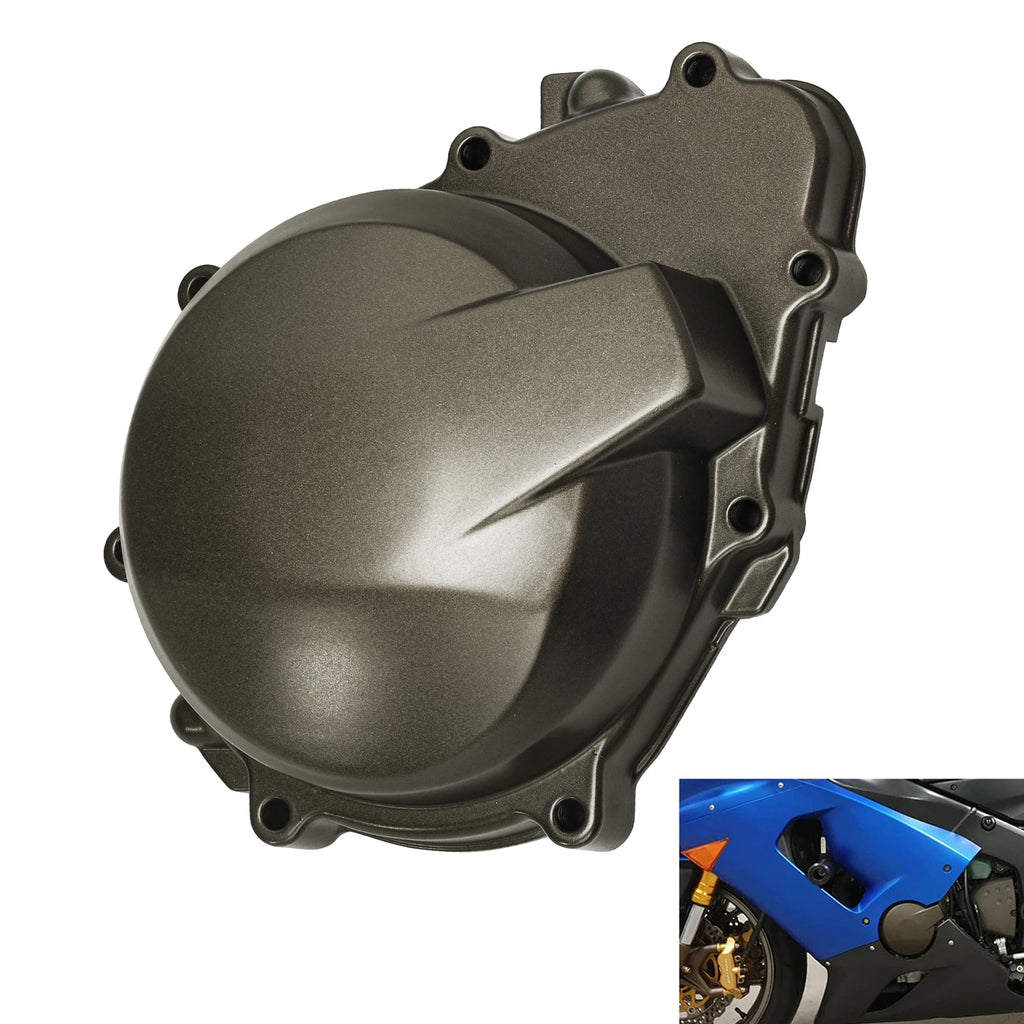 Aluminum Left Engine Stator Cover Crankcase for Kawasaki Ninja ZX6R (2005–2006)