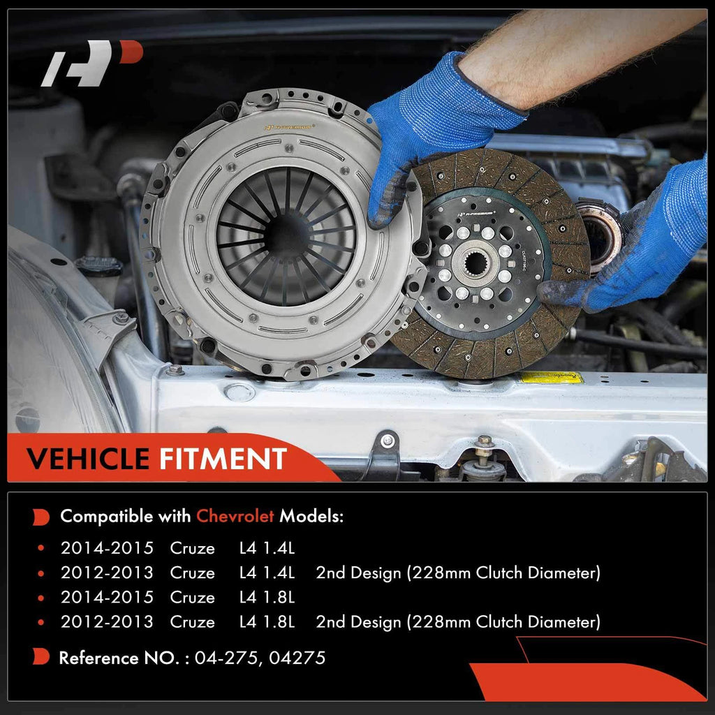 Clutch Kit for Chevy Cruze (2012–2015) L4 1.8L 1.4L