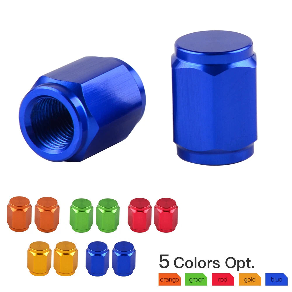2X Aluminum Valve Stem Caps for Honda CR125R CR250M CR250R CR80R CRF100F/80F