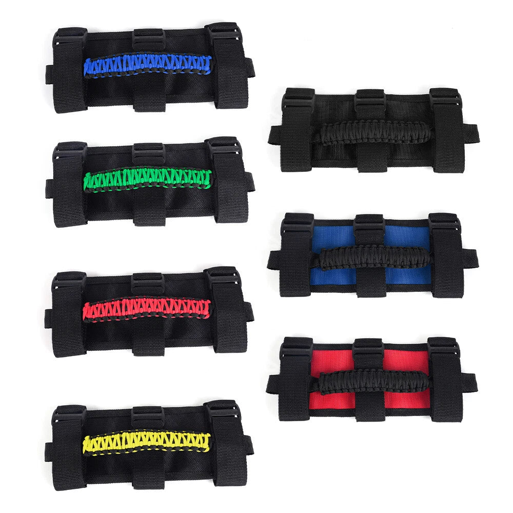 Roll Bar Grab Handles for Jeep Wrangler (YJ, TJ, JK, JKU, JL, JT)