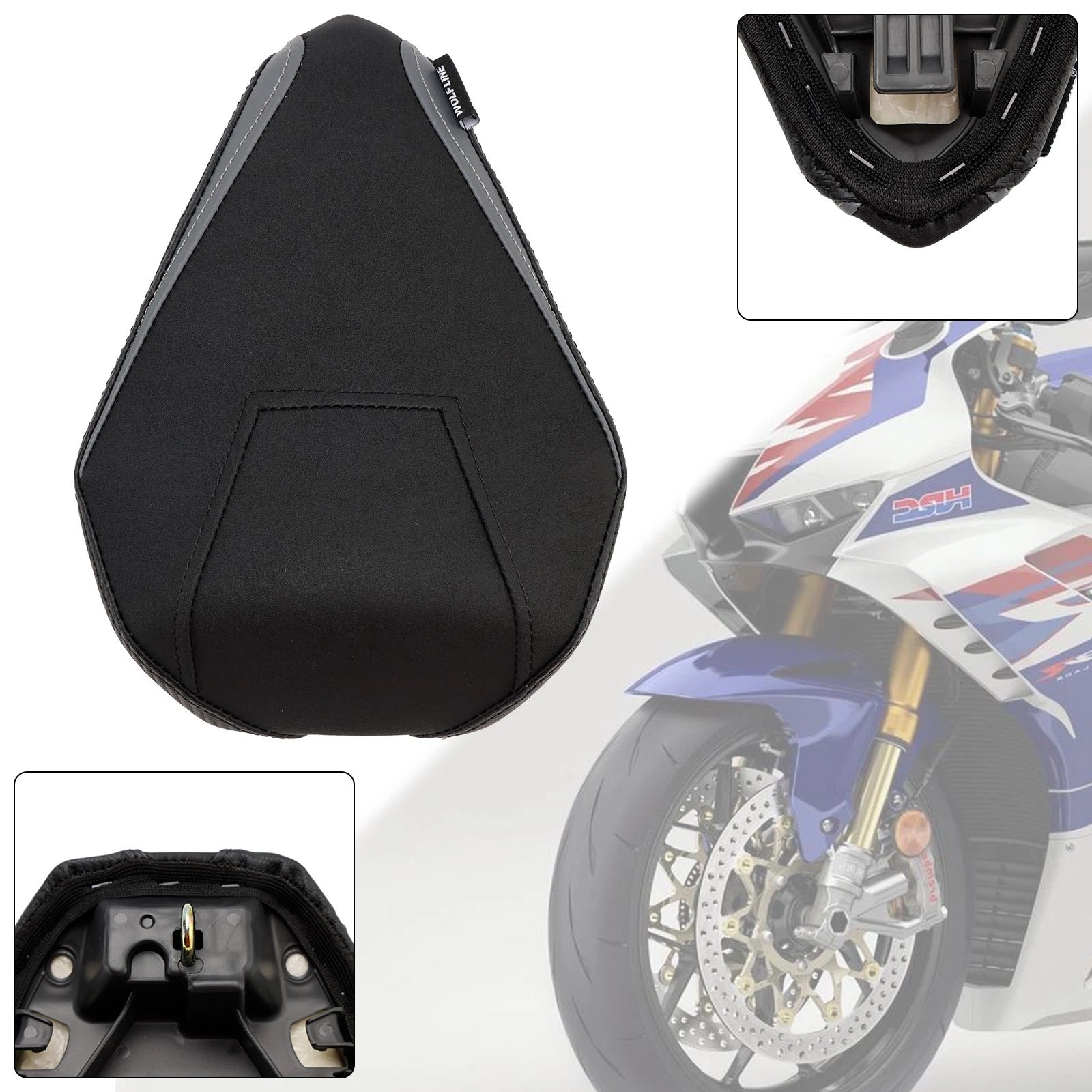 Rear Seat Passenger Cushion for Honda CBR1000RR-R (2020–2023) Gray