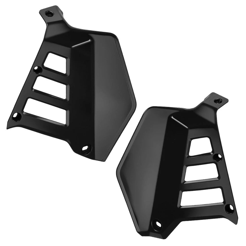 Left + Right Radiator Shrouds for Honda ATC250R (1985–1986) Black Plastic Guards