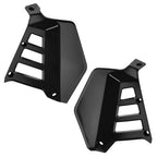 Left + Right Radiator Shrouds for Honda ATC250R (1985–1986) Black Plastic Guards